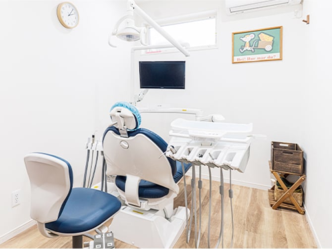 予防専用ルームを完備